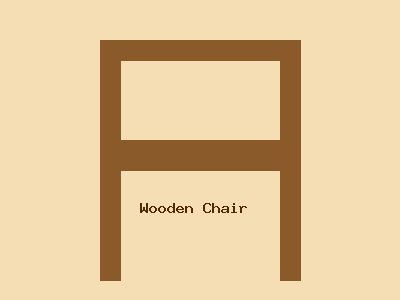 Chaise de cuisine en bois