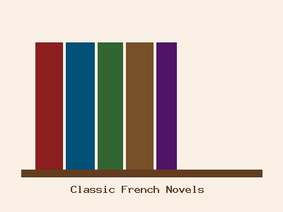 Collection de romans francais classiques
